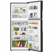HITACHI 2 DOORS 375L INVERTER FRIDGE - SILVER (R-VX420PM9 BSL)